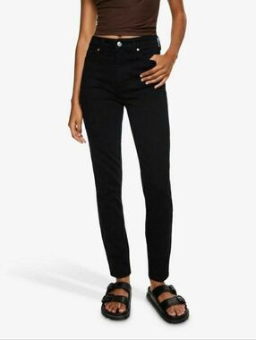 Mango Classic Straight Jeans Anna High Waist Skinny, size 2